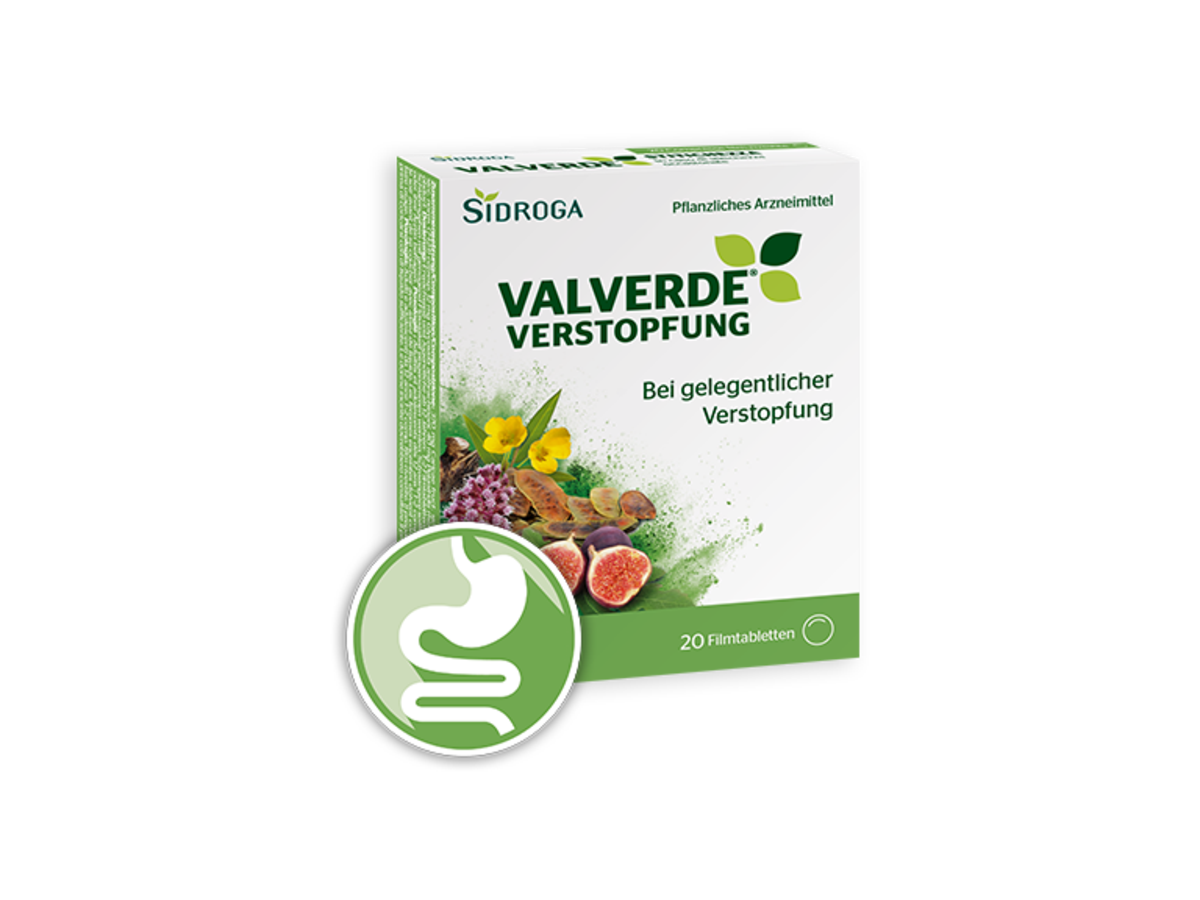 Bild der Verpackung von Valverde Verstopfung Filmtabletten